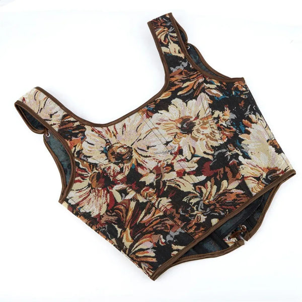 Floral Festival Corset Top