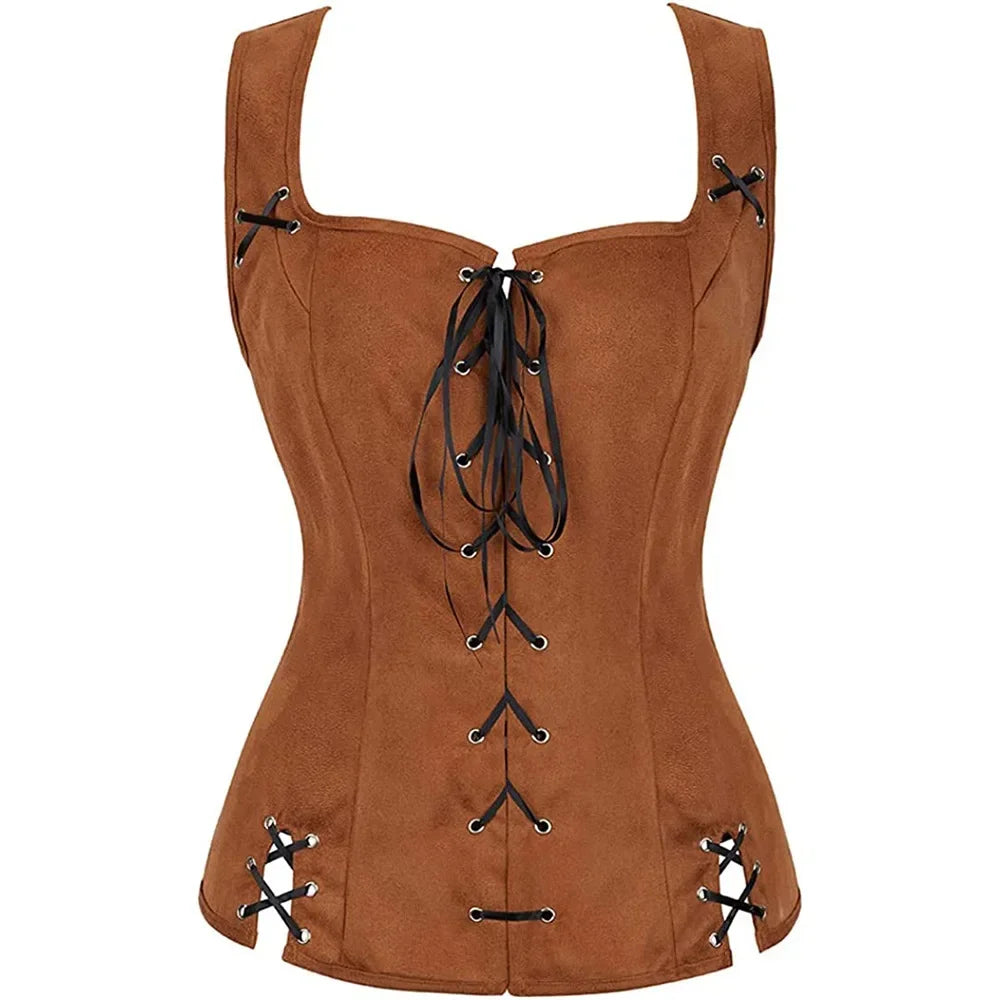 Gothic Steampunk Corset Bustier