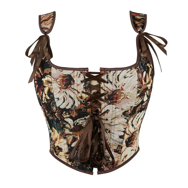 Floral Festival Corset Top